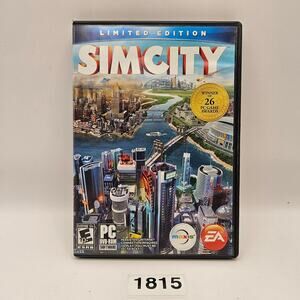SIM CITY PC VIDOEO LIMITED EDITION MINT CONDITION DVD ROM